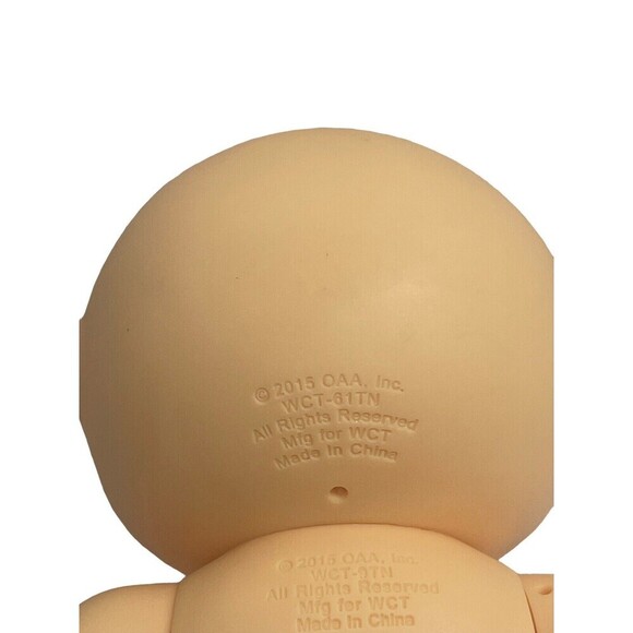 2016 OAA CABBAGE PATCH KIDS DOLL PREEMIE 9" HARD BODY BLUE EYES EYELASHES, BALD - Picture 10 of 15